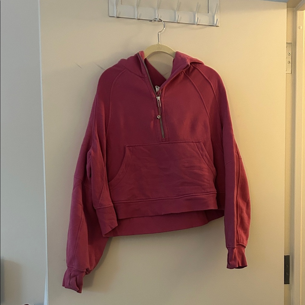 lululemon athletica Fuchsia Scuba Half-Zip Hoodie